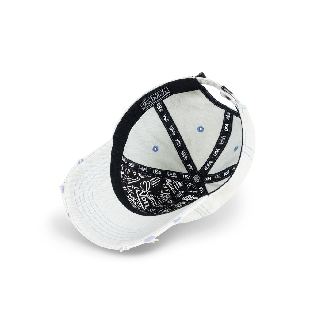 Overdye Dad Cap Light Blue Bleached