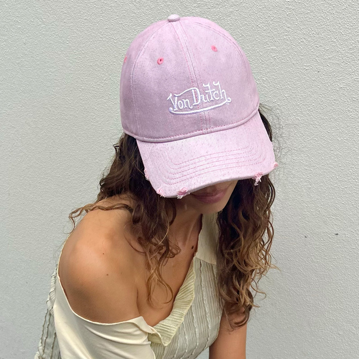 Overdye Dad Cap Pink Overdye