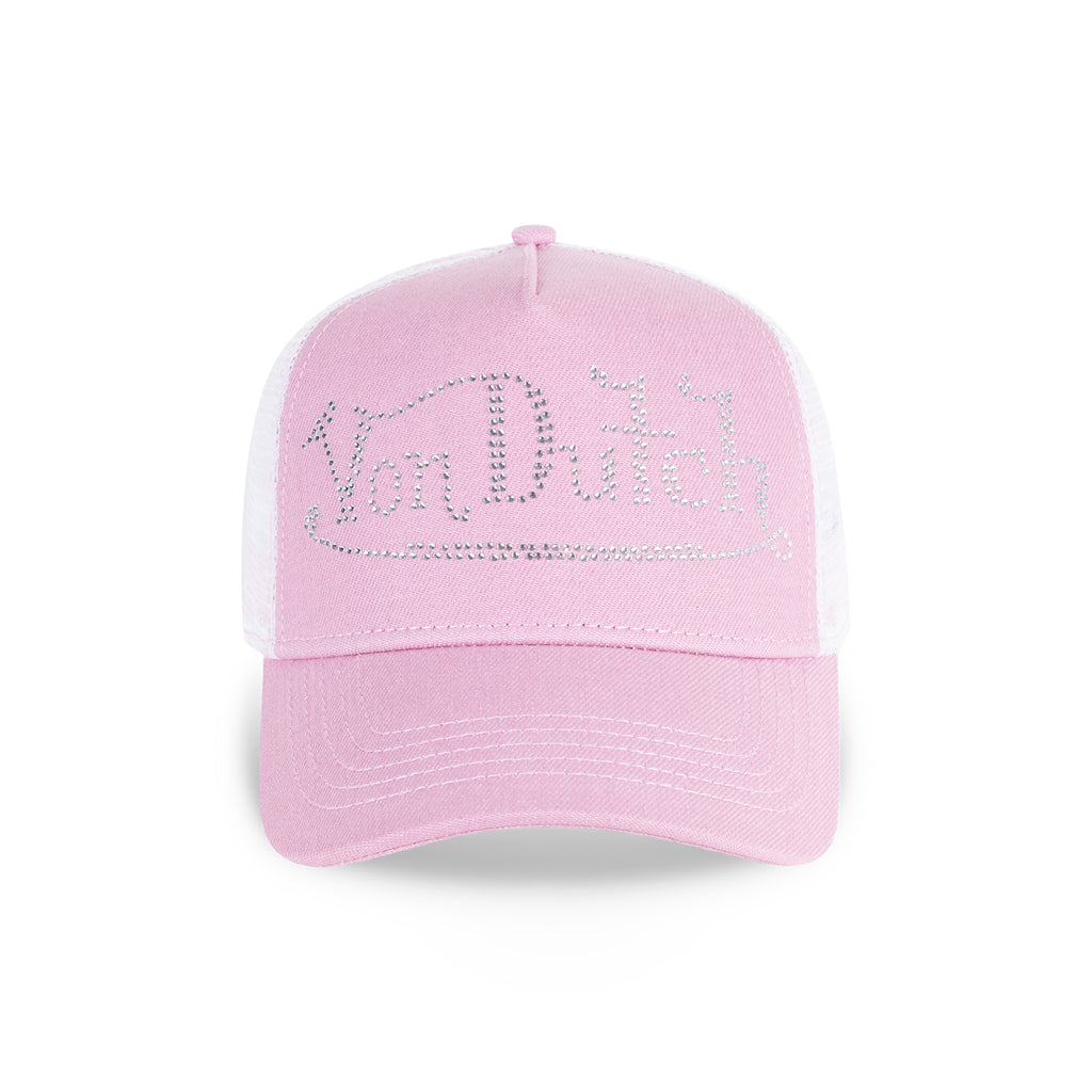 Diamonte Trucker Hat Pink