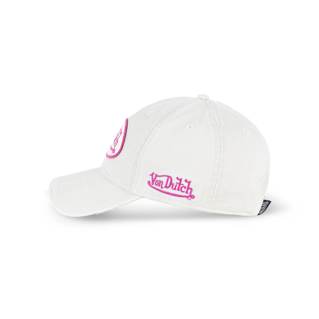Oval Contrast Dad Cap Cold Beige