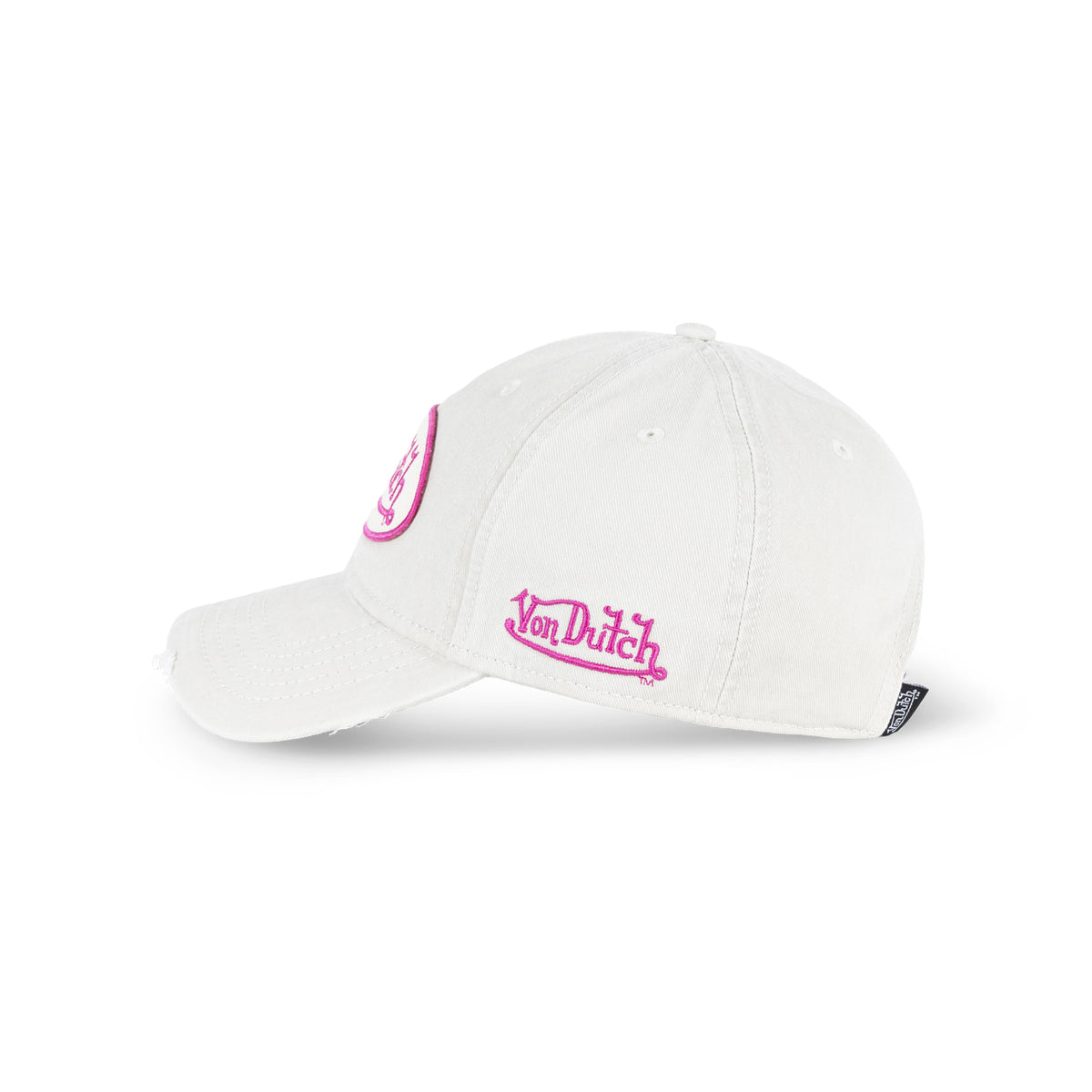 Oval Contrast Dad Cap Cold Beige