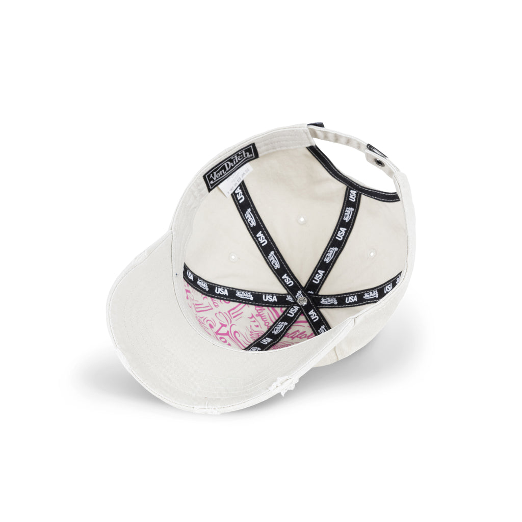 Oval Contrast Dad Cap Cold Beige