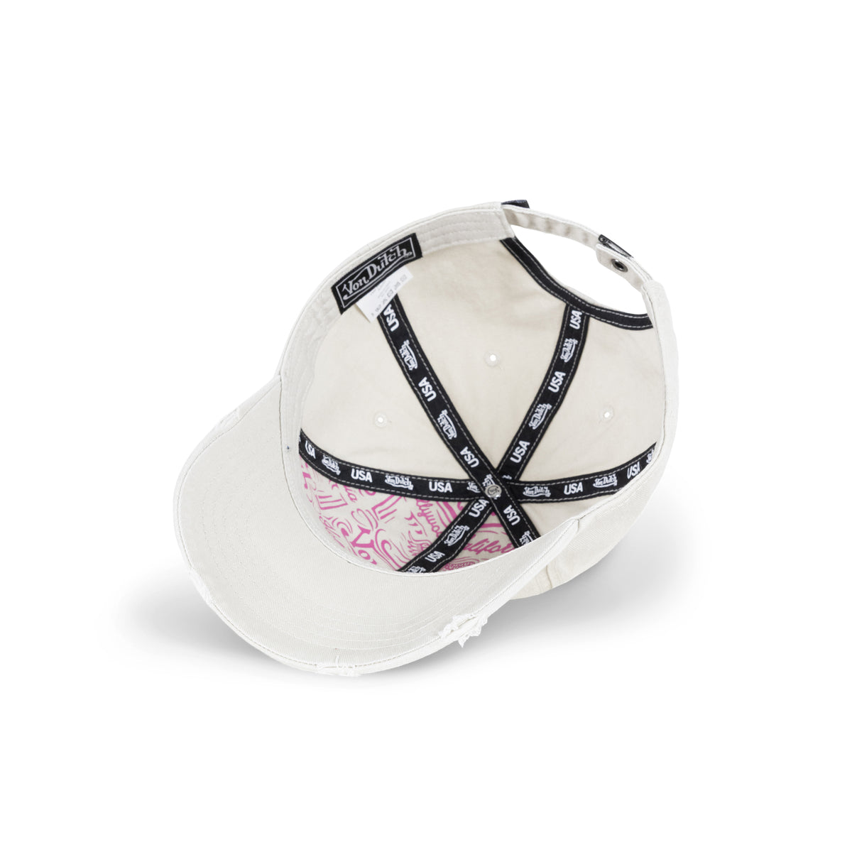 Oval Contrast Dad Cap Cold Beige