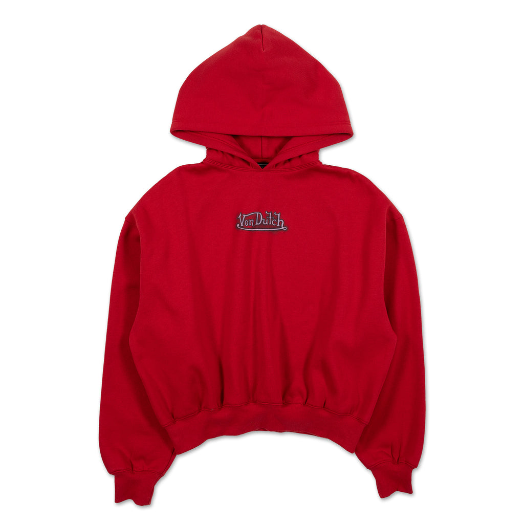 Flying Eye Oversized Cropped Hoodie