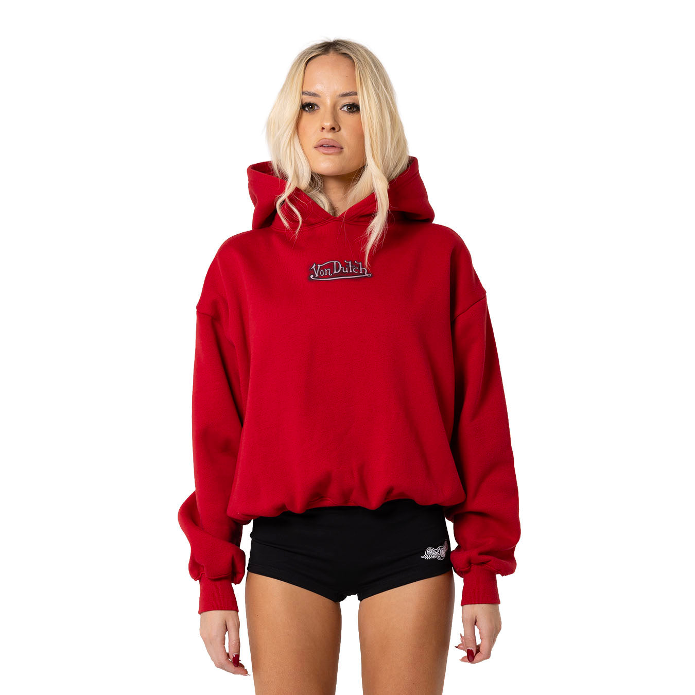Flying Eye Oversized Cropped Hoodie