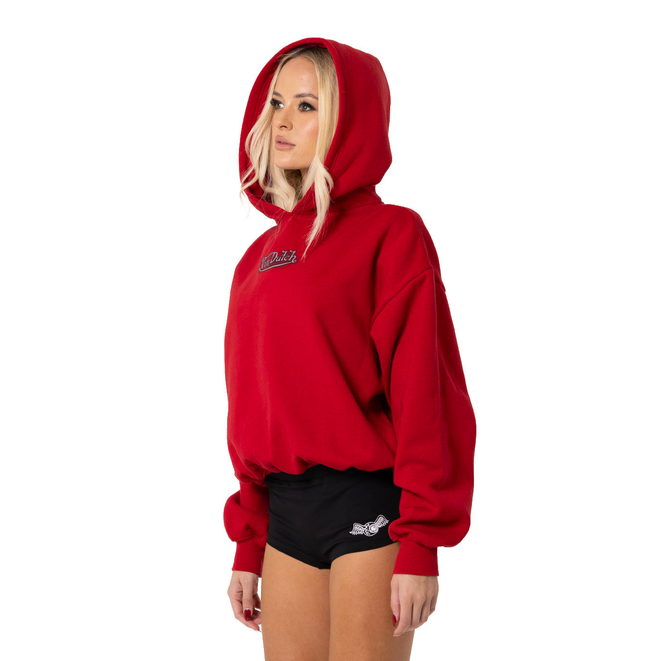 Flying Eye Oversized Cropped Hoodie