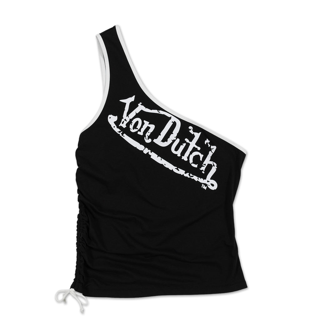 Asymmetric One Shoulder Tank Top