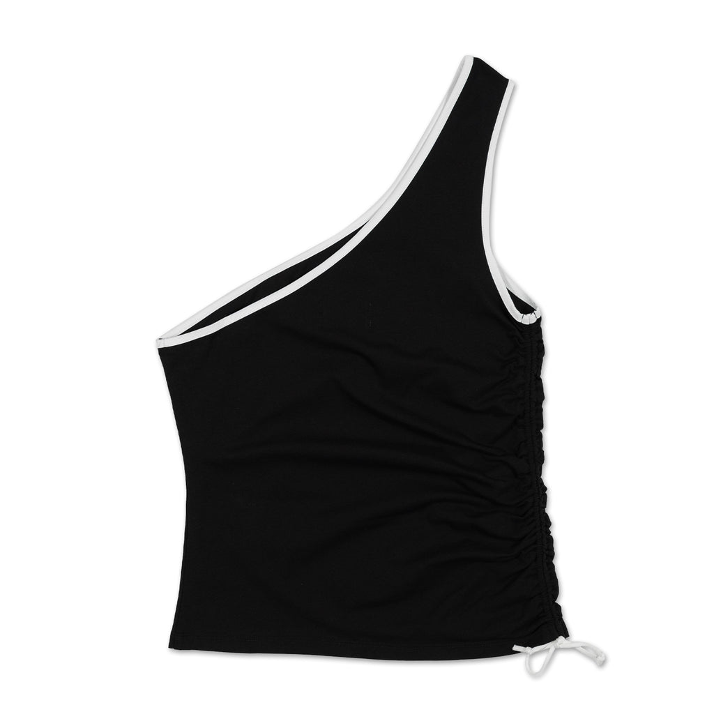 Asymmetric One Shoulder Tank Top